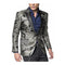 Silver Grey Gray Alberto Nardoni Shiny Jacket Tuxedo