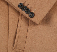 Camel Fall/Winter Essential Slim Fit Overcoat Wool Blend