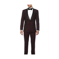 Slim Fit One Button Shawl Collar Blazer Sport Coat Black