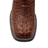 Ferinni Boot - Mens Dress Cowboy Boot - Ferrini Stampede Men's Print Crocodile Boots Handcrafted Sport Rust in Rust Color