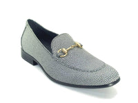 Carrucci Stingray Embossed Horsebit Loafer