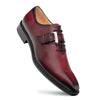 Machado Oxford Monk Strap Burgundy By Mezlan Made In Spain Brand