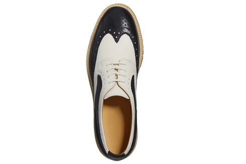 Stylish Two-Tone Brogue Oxford