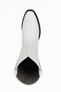 Botas de Cocodrilo - Caiman Cola Horma Puntal- A