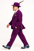 Purple Pinstripe Zoot Suit  3 Piece 1920s/1930s Gangster Outfit (Jacket and Pants and Vest)  Vintage Fashion