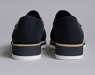 Suede Buckle Monk Strap Shoe