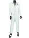 Mens 3pc Vested Classic Tail Tuxedo in White