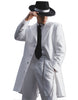 Mens Long Tuxedo White Style Jacket