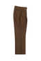 Tiglio Luxe Tobacco Wide Leg, Pure Wool Dress Pants 2576