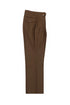 Tiglio Luxe Tobacco Wide Leg, Pure Wool Dress Pants 2576