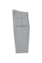 Tiglio Luxe Light Blue Houndstooth with White Windowpane Wide Leg Wool Dress Pant 2576 CT552161