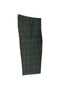 Tiglio Luxe Sage Green with Charcoal Gray Windowpane Wide Leg Wool Dress Pants 2576 TLS20049/1