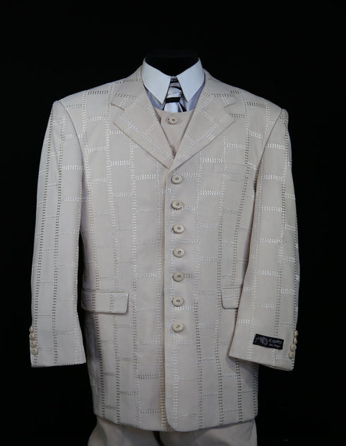 Tan - Champaign Tan Pattern Suit