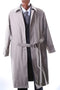 Taupe Full Length All Year Round Raincoat - Dress Coat Priced Available In Big & Tall Sizes Trench Coat