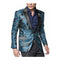 Teal Tiffany Blue Alberto Nardoni Shiny Jacket Tuxedo