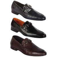Lombardy Lizard Teju Bit Loafers