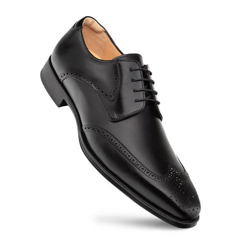 Tasso Wing Tip Derby Black By Mezlan Made In Spain Brand