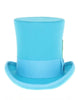 Victorian Steampunk Top Hat - 1800 19th Century - Dressy Loden Felt Top Turquoise Hat