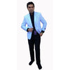 Two-Button Blue ~ Sear Sucker Sport Coat, Jacket, Blazer