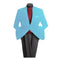 Two Button Classic Cotton /Rayon Sky Blue blazers