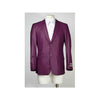 Two Button Slim Fit Purple Single Breasted Blazer