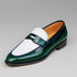 Two Tone Patent Leather Penny Loafer