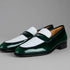 Two Tone Patent Leather Penny Loafer