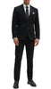 The Cordell Black 2pc Cotton Corduroy Notch Lapel Suit