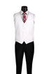 Men's Regular Fit Vest 5 Buttons in White