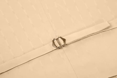 Vanderbilt Collection- Classic Dress Vest 5 Buttons Regular Fit In Beige