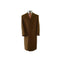 Vicuna coat Full Length Center Vent with Three Button Front - Light - Brown - Overcoat Mens Topcoat