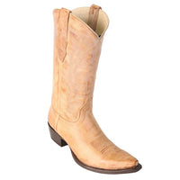 Los Altos Boots - Mens Dress Cowboy Boot - Low Priced Vintage Snip Toe Western Boots - in Honey