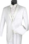 All White Mens Tuxedo - Wedding Suit - Mens 2 Button Vested Classic Tuxedo In White