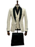 Ivory Tuxedo - Cream Wedding Suit - Off White Groom Suit