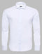 White Plain Stand Collar Formal Tuxedo Shirt