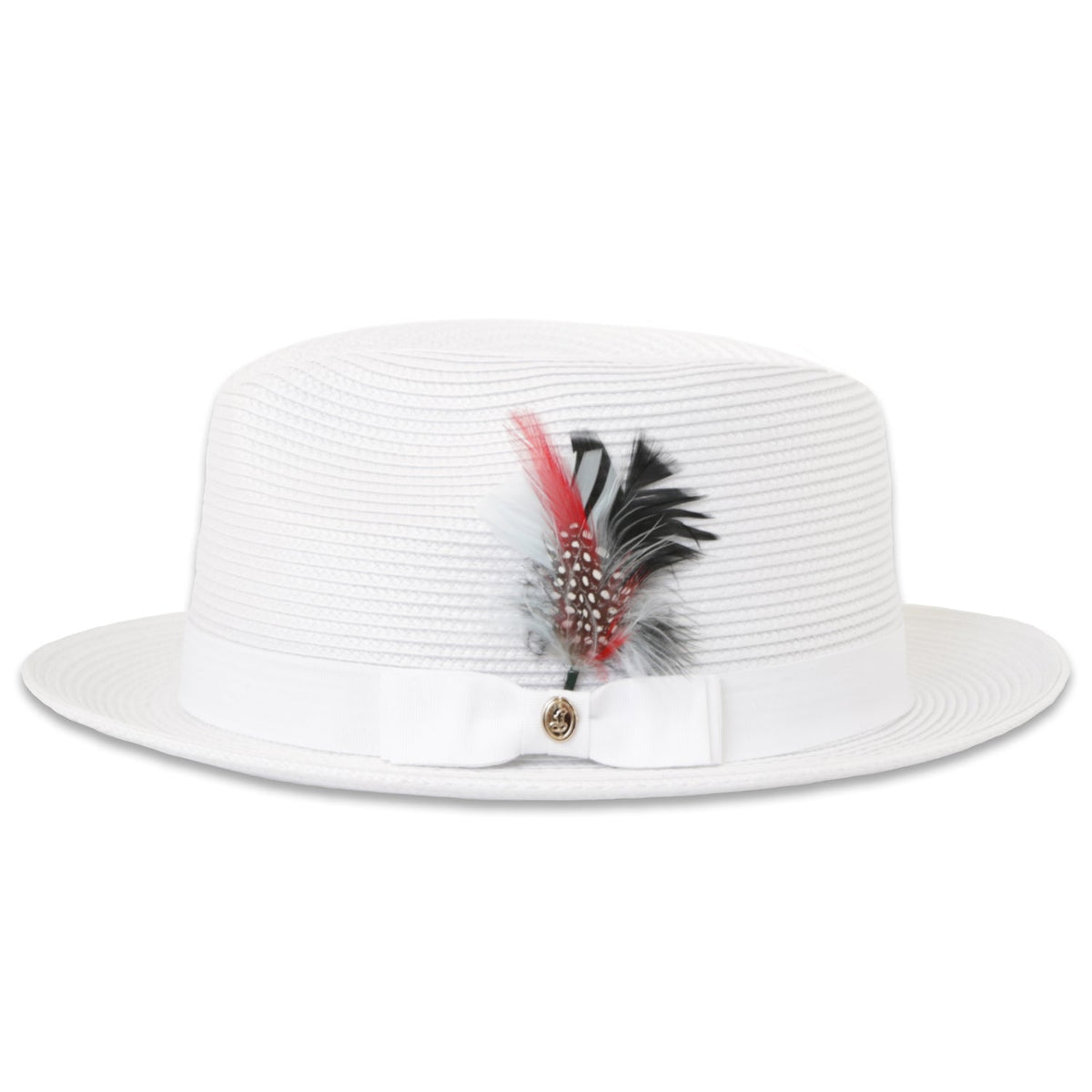 Floppy Fedora White Straw Hat