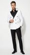 White Double Breasted Blazer Tuxedo Dinner Jacket