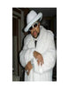 Joe Namath Fur Coat - Mens White Faux Coat