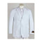 White Men's Two Button Notch Lapel Single Breasted Blazer