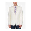 White Solid Two Button Classic Fit Sport Coat