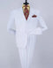 Pleated Suit - Mens Suits With Pleated Pant - Regular Fit Suit - White Suit