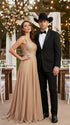 Mens 1 Button Western Cowboy Wedding Tuxedo Black