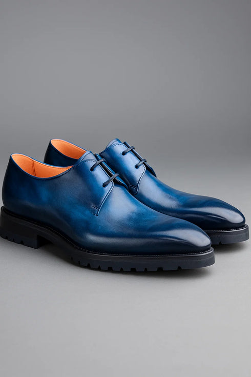 Whole Cut Derby With Lug Sole