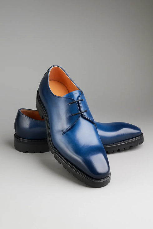 Whole Cut Derby With Lug Sole