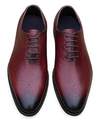 Carrucci Whole Cut Oxford with Medallions