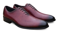 Carrucci Whole Cut Oxford with Medallions