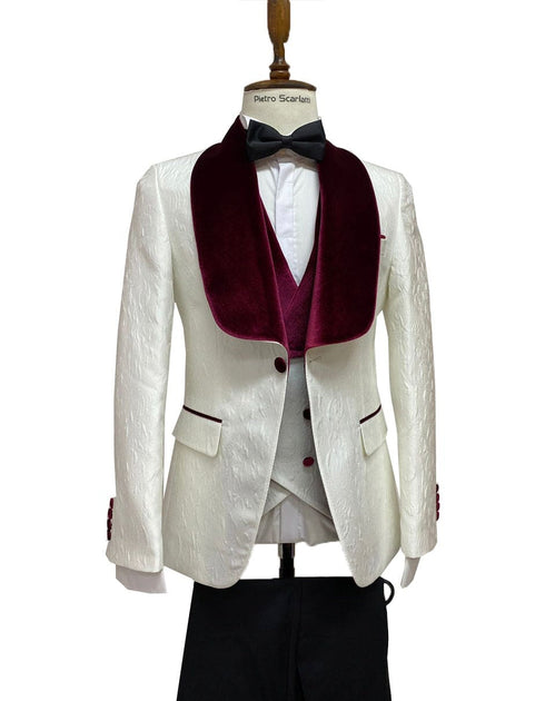 Mens Vested Designer Wide Velvet Shawl Tuxedo