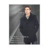 Wool & Cashmere Black Double breasted notch lapel - Cashmere Topcoat - Mens Cashmere Overcoat - Cashmere Coat