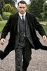 Mens Peaky Blinders Costume Michael Gray Vested Suit & Overcoat