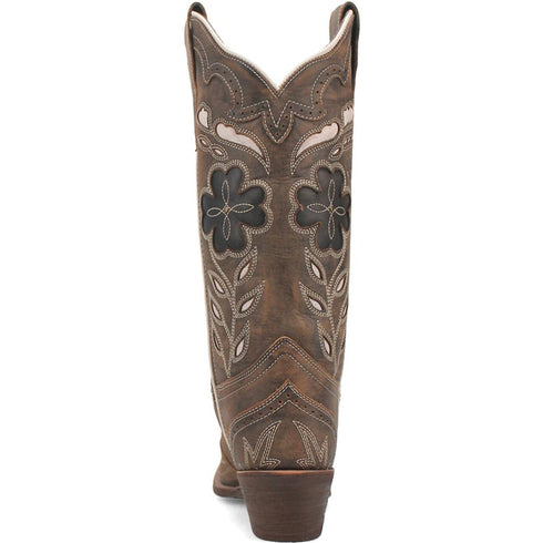 Laredo Zuri Brown Leather Snip Toe Women Boots